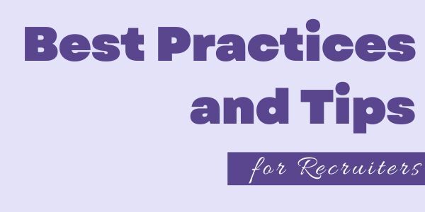Recruiter Tips Banner